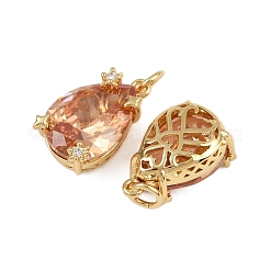 Кулон из циркония&nbsp;KK-L241-01G-02