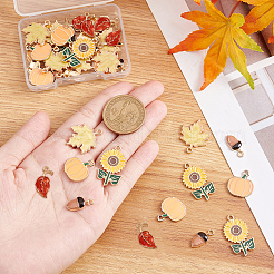 Подвески из сплава эмали 40шт 5 стиля&nbsp;ENAM-SC0002-66