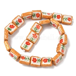 Фарфоровые бусины ручной работы PORC-C008-03A