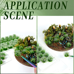 Пучки мини-травы из смолы AJEW-WH20120-10B-01