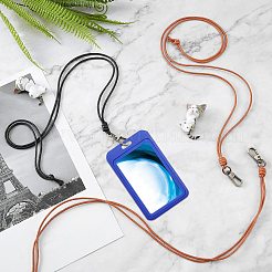 4 шт. 2-х цветный вощеный шнур для изготовления ожерелий&nbsp;AJEW-PH0003-03