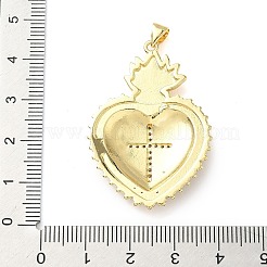 Латунные микро проложить кубического циркония подвески KK-I379-03G-B