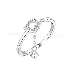 925 кольцо-манжета из стерлингового серебра с микропаве и кубическим цирконием WGB7663-01