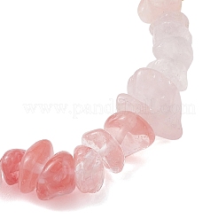 Браслеты из натуральных и синтетических смешанных драгоценных камней с бусинами из чакры&nbsp;BJEW-JB13101