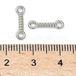 Подвески-соединители из витой веревки из нержавеющей стали 304&nbsp;STAS-D211-09P