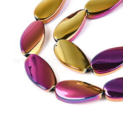 Стеклянные бусины с гальваническим покрытием &nbsp;EGLA-N055-02L