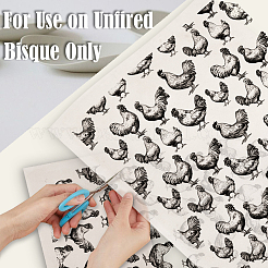 Бумажные керамические наклейки&nbsp;DIY-WH0729-006