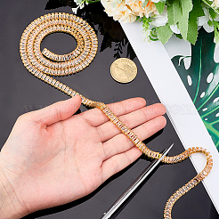 1м латунные цепочки со стразами CHC-PH0001-27C