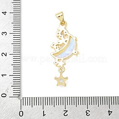 Латунные микро проложить кубического циркония подвески&nbsp;KK-L239-043G