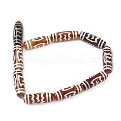 Нити бусин дзи в форме риса в тибетском стиле G-A269-A25-01