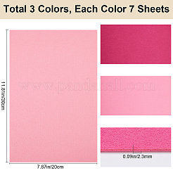 21шт. нетканый войлочный материал 3 цветов SENE-CP0001-01C