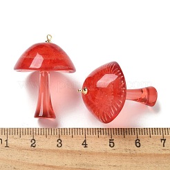 Светящиеся подвески-грибы из эпоксидной смолы&nbsp;RESI-C054-01E