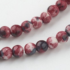 Естественно океан белый нефритовый шарик нити&nbsp;G-G916-4mm-10