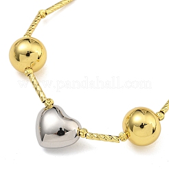 Стойки с латунными браслетами&nbsp;BJEW-B106-02PG