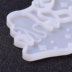 Силиконовые Молды для кулонов&nbsp;X-DIY-H154-04E