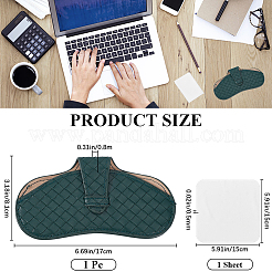 1 шт. сумка для хранения очков из искусственной кожи AJEW-CN0002-61A