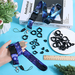 2шт. 2-х сторонний ремешок для держателя карт из полиэфирной ленты&nbsp;DIY-GF0008-33