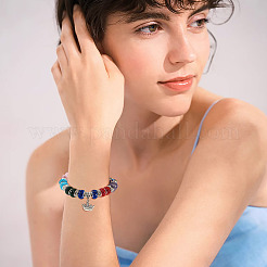 36 шт. 12 цвета сплава глины паве стразы европейские бусины ALRI-TA0001-30