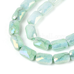 Антикоррозийные гальванические стеклянные бусины&nbsp;X-GLAA-T025-29B