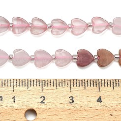 5 стиль нити бусин из синтетического вишневого кварцевого стекла G-F811-A01-01