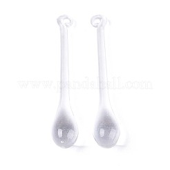 Прозрачные пластиковые большие подвески KY-T042-01