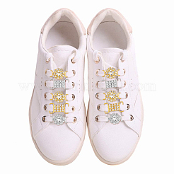 8 шт. 4 стиля латунные подвески-коннекторы со стразами&nbsp;KK-HY0003-35