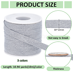 3 пачка 3-х цветной полиэстерово-хлопковой ленты&nbsp;OCOR-BC0008-66A