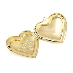 Латунь сердце медальон подвески KK-C114-12G