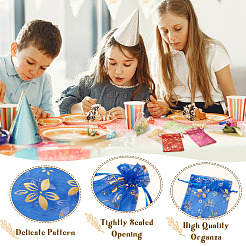 100шт 10 цвета мешочки для ювелирных изделий из органзы на шнурке OP-TA0001-02