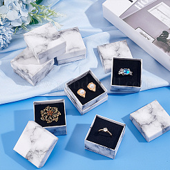 Квадратные картонные коробки ювелирные изделия&nbsp;LS-CON-WH0092-46