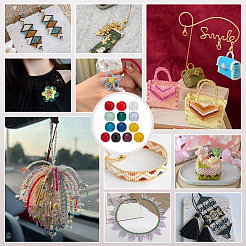 26 нить нити стеклянных бусин 13 цветов GLAA-PH0003-79