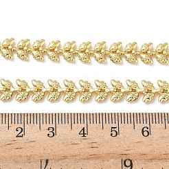 Женские ожерелья из цепочек с крыльями-бабочками толщиной 8 мм из латуни NJEW-K271-19G