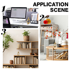 Смола абстрактный мыслитель дисплей украшения&nbsp;AJEW-WH0270-624B