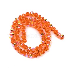 Гальванизируйте прозрачное стекло бисер нитей&nbsp;EGLA-B011-08A-AB10