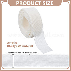 Химическое волокно импортное рыбья кость завернутый край DIY-WH0010-54C