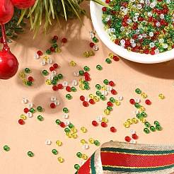 4 цвет 8/0 рождественских круглых бисерных бусин Miyuki&nbsp;SEED-X0058-14