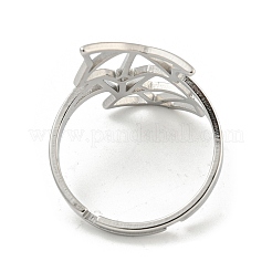 Кольца из нержавеющей стали марки 304&nbsp;RJEW-R142-01P