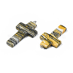 Синтетического малахита подвески&nbsp;G-Q479-03