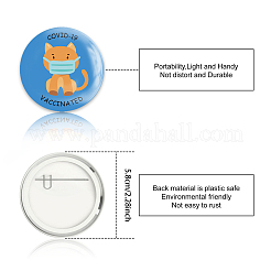 Брошь из белой жести&nbsp;JEWB-WH0012-037