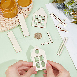 Деревянные сервировочные подносы DIY-WH0349-305