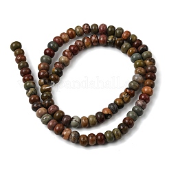 Нити бусин из натурального камня пикассо/полихромной яшмы&nbsp;G-A280-A27-01