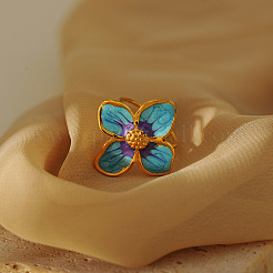 Открытые кольца-манжеты из нержавеющей стали 304 и эмали&nbsp;FS-WG13A6D-01