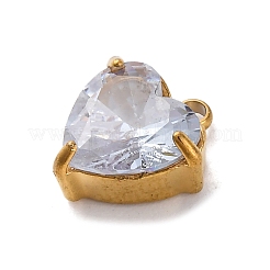 Подвески из нержавеющей стали 304 со стразами STAS-P386-01G-04