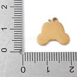 Эмалевые подвески из нержавеющей стали 304 с рождественской тематикой&nbsp;LS-STAS-K312-04H-G