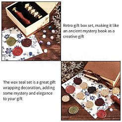 Ручка из дерева груши в стиле 8 шт. AJEW-PH0001-78D