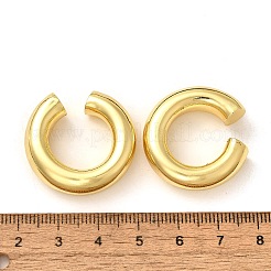 Круглые серьги-манжеты из латуни с гальваническим покрытием EJEW-R150-16G