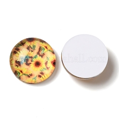 Кабошоны из стекла GLAA-B011-13