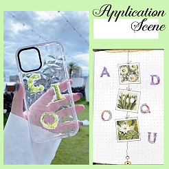 6 комплект 6-х цветных водонепроницаемых декоративных наклеек с буквами a~z для животных DIY-SP0004-45