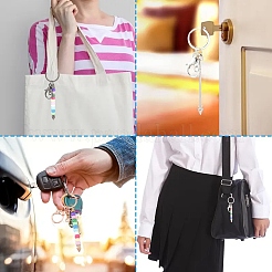 10 шт. брелок из сплава с бусинами для изготовления ювелирных изделий своими руками&nbsp;KEYC-YW0001-29RG