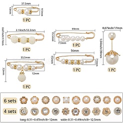 Брошь из сплава с английской булавкой&nbsp;AJEW-SP0002-11